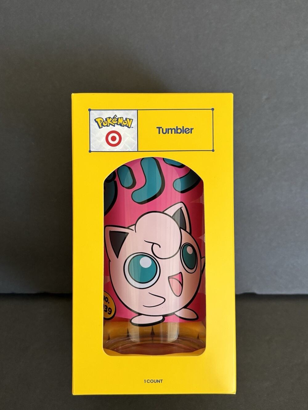 Pokémon x Target NEW Limited Edition Jigglypuff Tumbler 20oz NEW SEALED